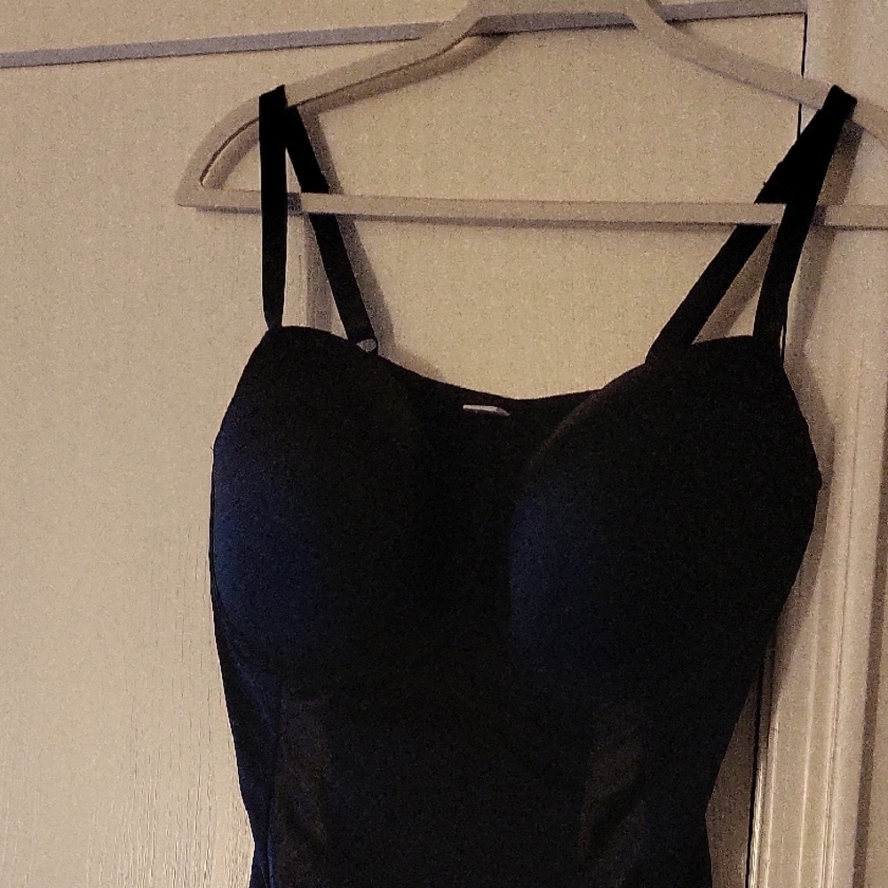 Elegant Black Bustier Top